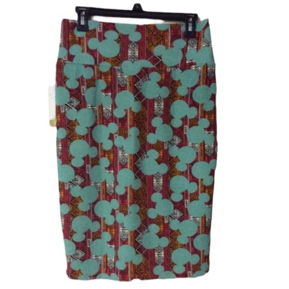 LuLaRoe Disney Mickey Mouse Cassie Style Skirt Size Medium - Picture 2 of 14